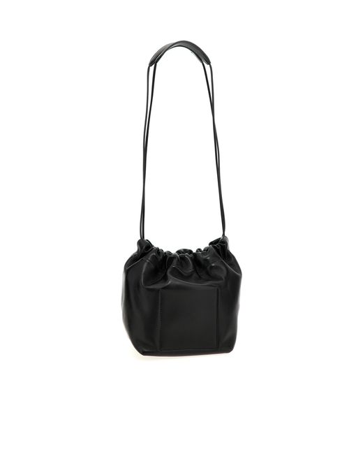 Jil Sander Black Dumpling Shoulder Bag