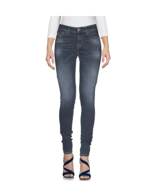 DIESEL Blue Dark Wash Stretch Jeans