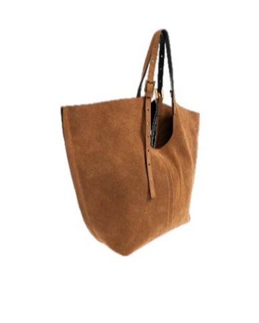 AllSaints Brown Ara Large Tote Bag