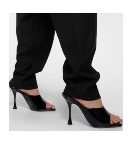 Magda Butrym Black Crystal-Embellished Mules