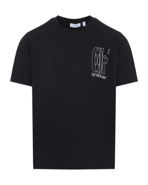 Off-White c/o Virgil Abloh Black Big Double Arrow Slim T-Shirt for men