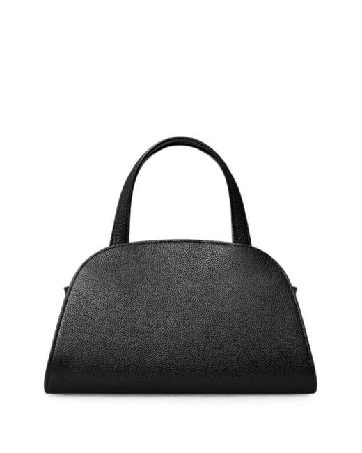 Tory Burch Black Small Romy Leather Tote Bag