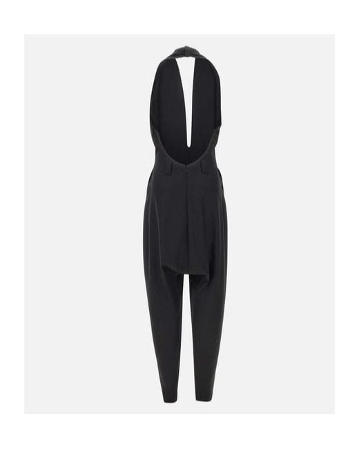 Coperni Black Double Zip Halterneck Jumpsuit