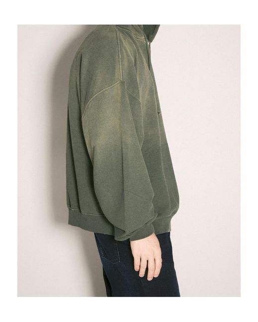 032c Green Hooded Sweater for men