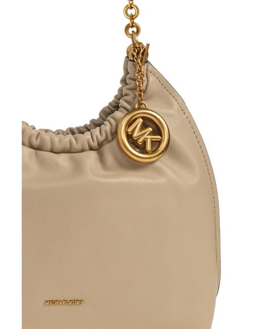 MICHAEL Michael Kors Natural Medium Indie Leather Bucket Bag