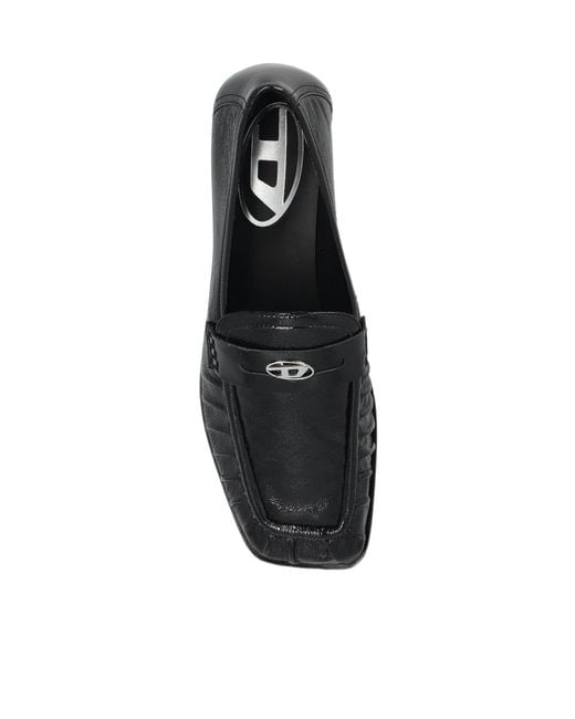 DIESEL Black D-Amber Heeled Pumps