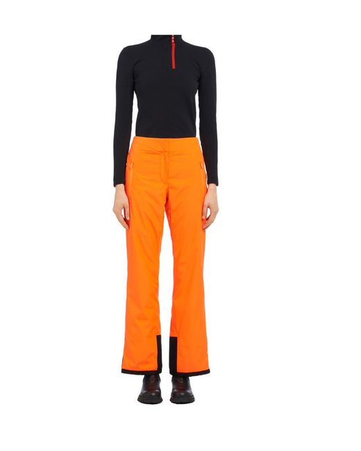 Prada Orange Gore-Tex Ski Trousers