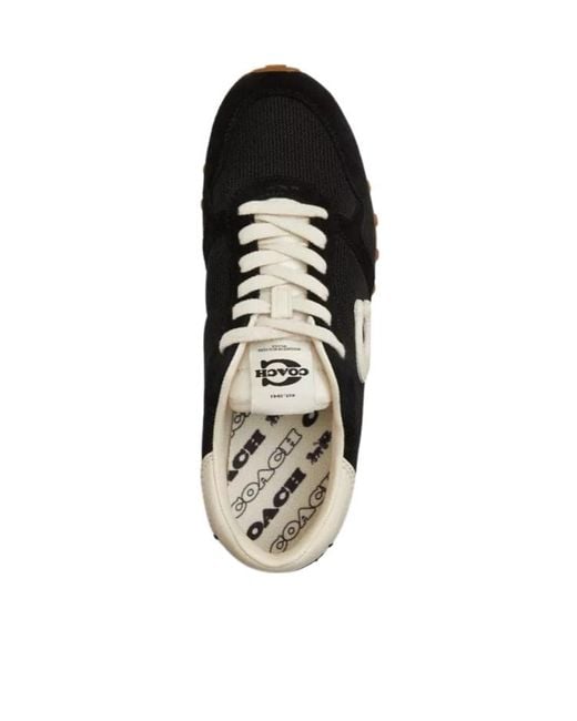 COACH Black Logo Sneakers