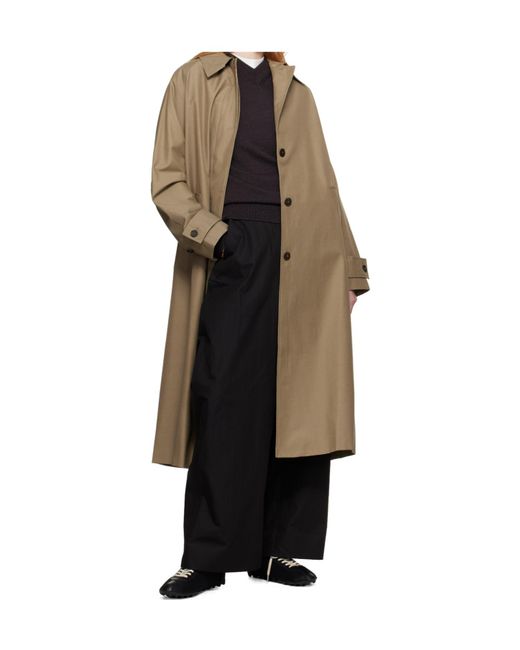 Studio Nicholson Black Doring Belted Trousers