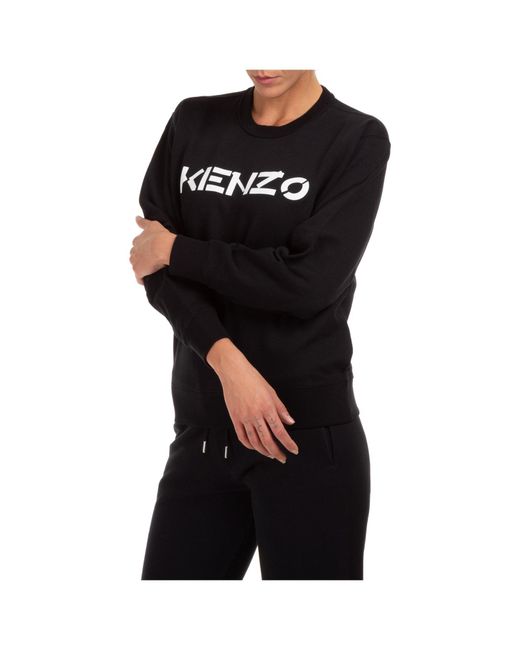 KENZO Black Logo Printed Sweatshirt