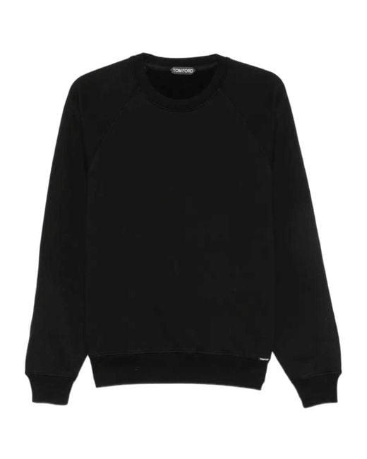 Tom Ford Black Raglan-Sleeve Sweatshirt for men