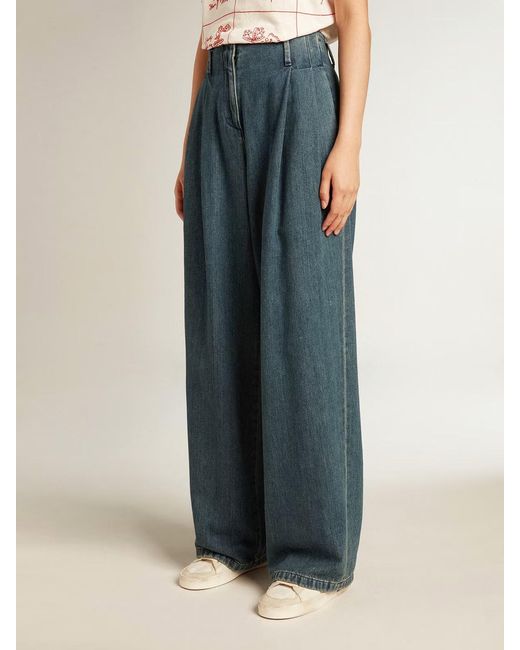 Golden Goose Deluxe Brand Blue Straight-Leg Jeans