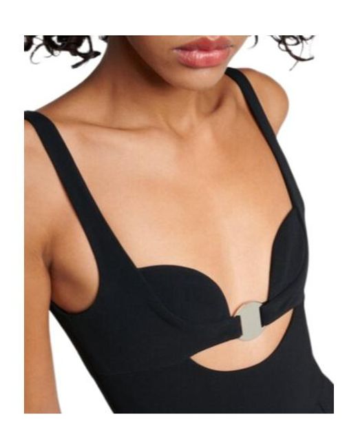 David Koma Black Cutout Jumpsuit