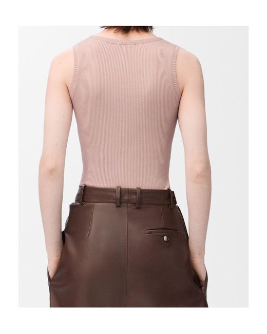 Loewe Pink Anagram Sleeveless Tank Top