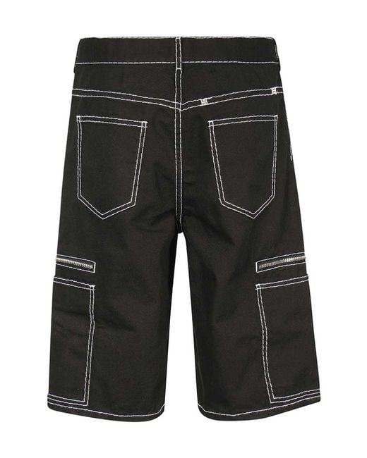 Givenchy Black Loose-Fit Cargo Shorts for men