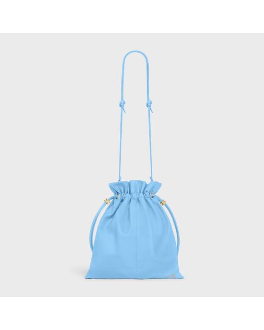 Céline Blue Small Crystal Pouch