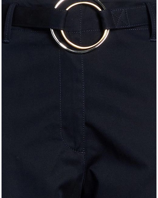 Tory Burch Blue Minimalist Straight-Leg Pants
