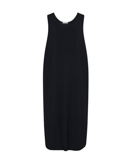 The Row Black Agla Sleeveless Maxi Dress