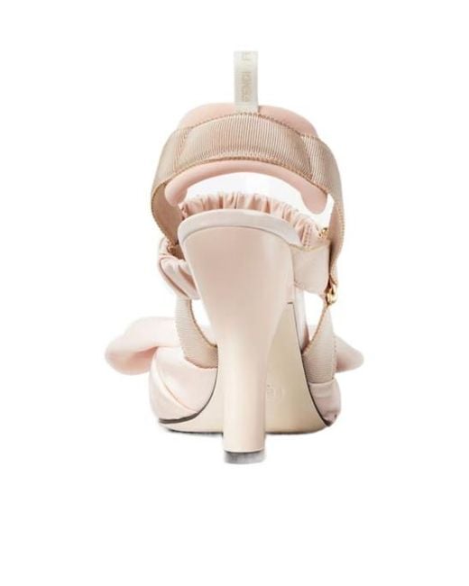 Fendi Pink Colibrì Bow Pumps