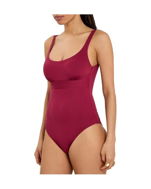Max Mara Red Neck Swimsuit