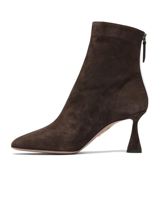 Aquazzura Brown Amore Ankle Boots