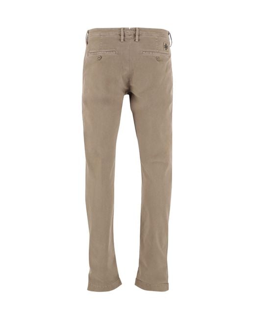 Jacob Cohen Natural Straight Leg Stretched Chinos for men