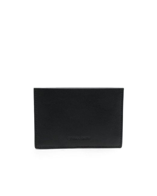 Paul Smith Black Logo Embossed Card Clip for men