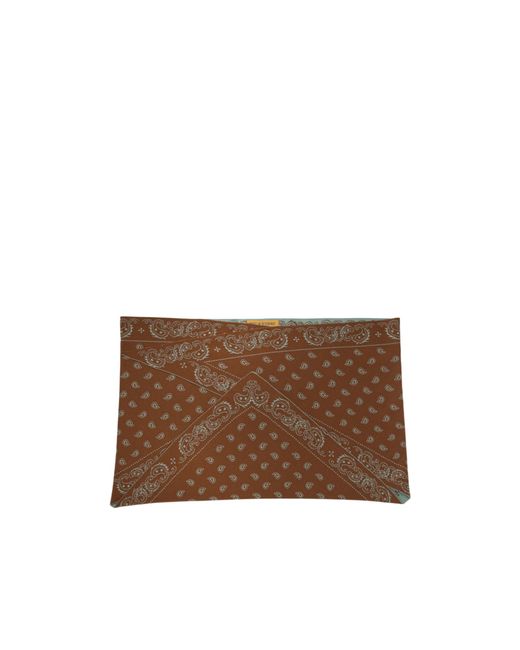 Guest In Residence Brown Triangular Scarf