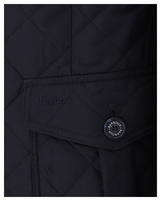 Barbour Blue Lutz Quilted Jacket for men