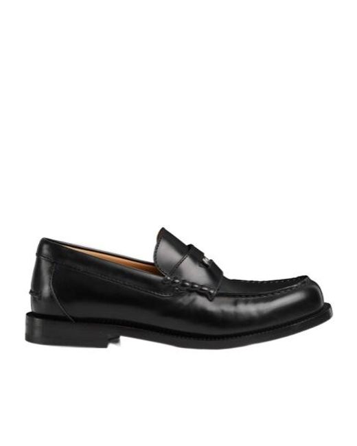 Gucci Black Removable Detail Loafers for men