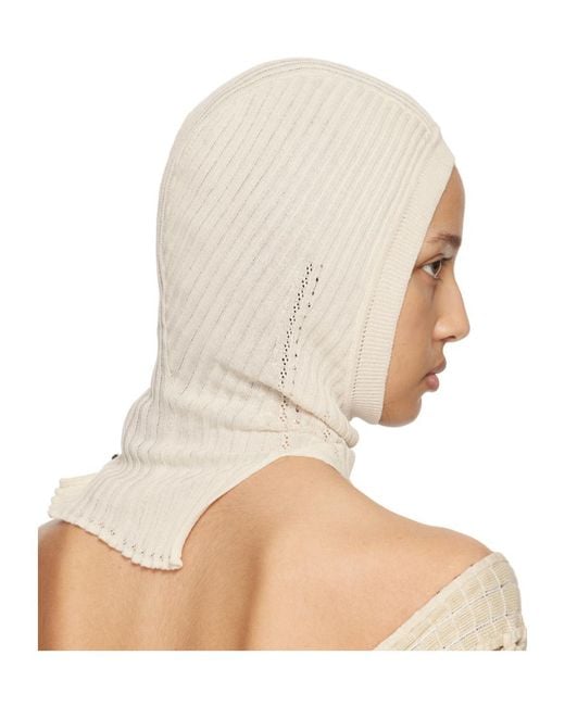 KNWLS Natural Stray Balaklava Hat