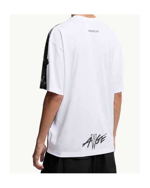 Moncler Black X Asap Rocky Logo Patch T-Shirt for men