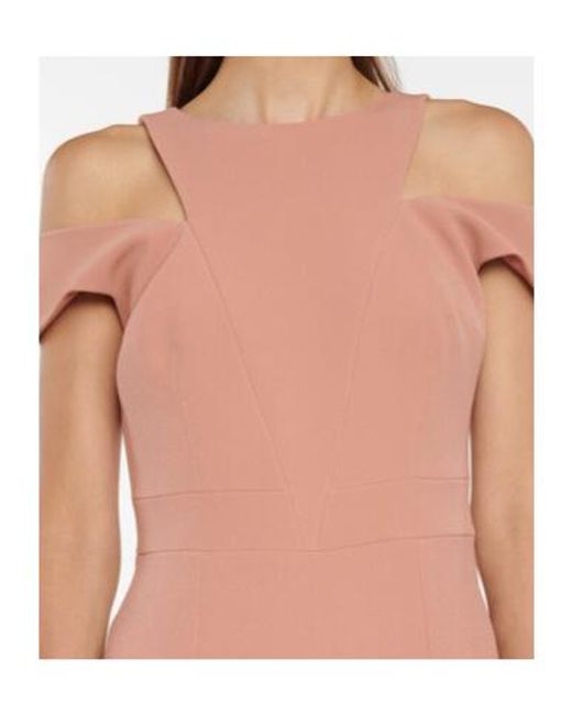 Safiyaa Pink Crepe Dress