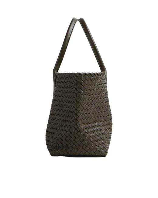 Bottega Veneta Black Medium Cabat