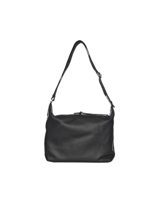 Loewe Black Cubi Logo-Printed Messenger Bag for men