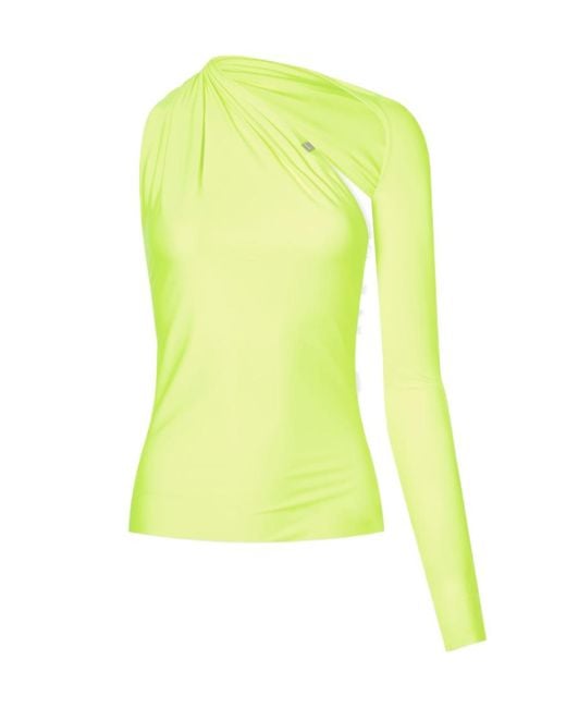1017 ALYX 9SM Yellow Logo Single-Sleeved Long-Sleeved T-Shirt