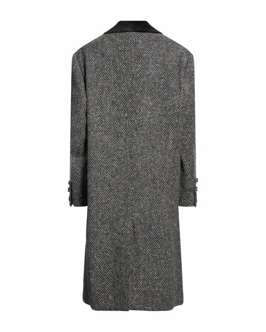 Marni Gray Casual Wool Coat