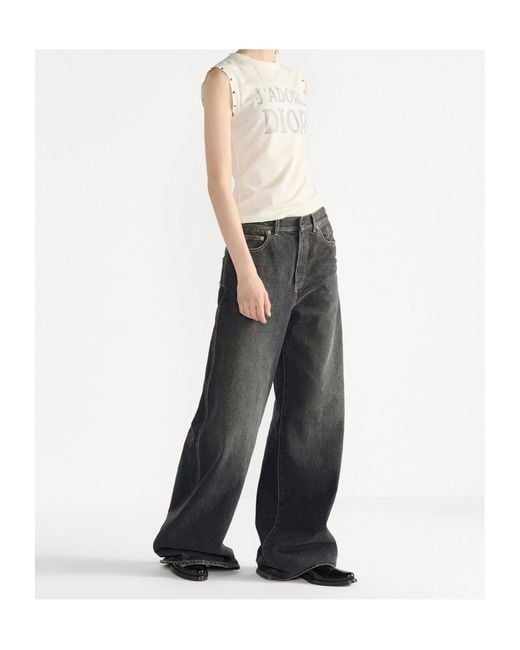 Dior White J'Adore Tank Top