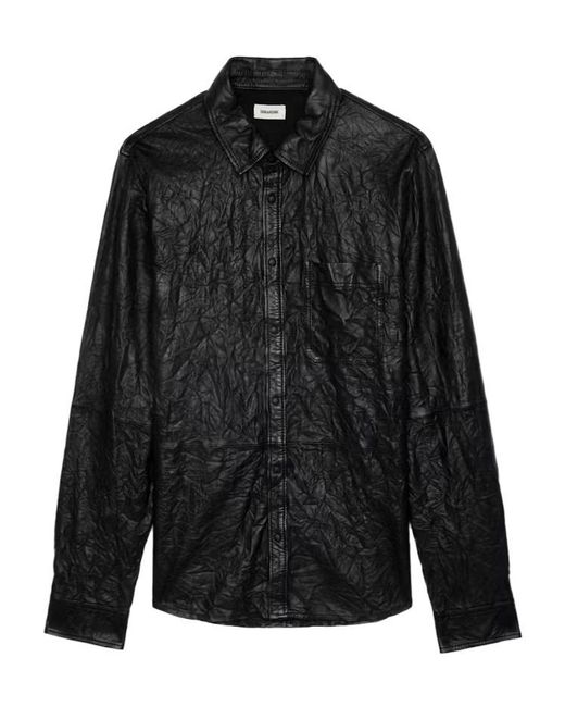 Zadig & Voltaire Black Serge Shirt for men
