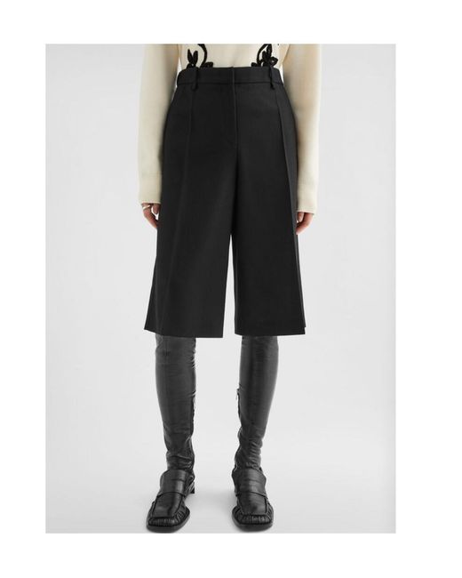 Jil Sander Black Bermuda Shorts