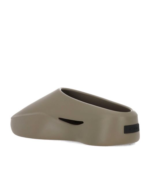 Fear Of God Brown Logo Patch Slip-On Runner Sneakers for men