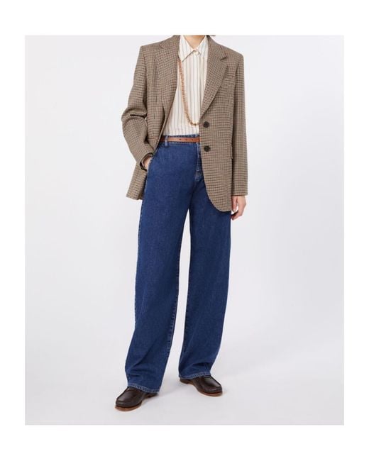 Max Mara Brown Studio Mstsalice Single-Breasted Jacket