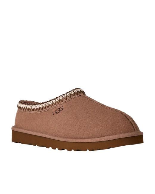 Ugg Brown Round-Toe Casual Slippers for men