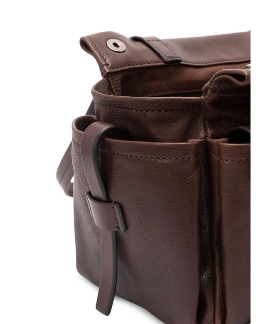 Prada Brown Route Medium Leather Tote Bag