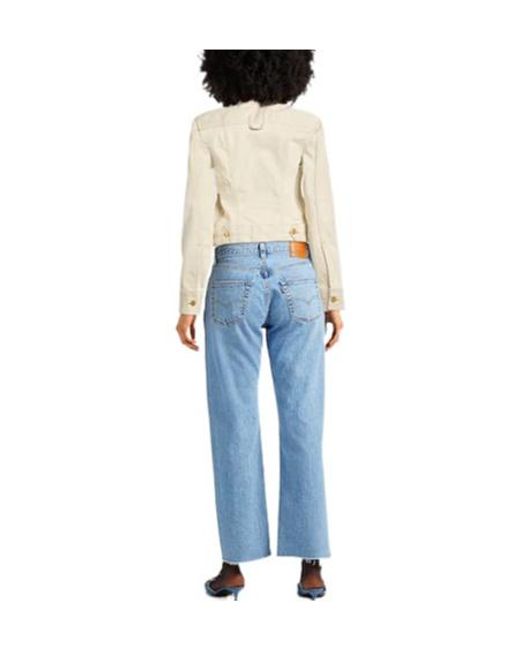 Jacquemus Natural Solid Color Denim Jacket