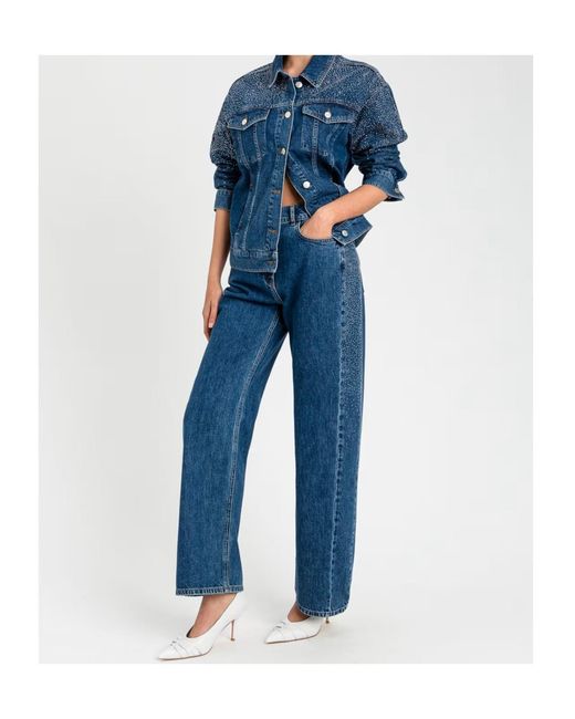 Twinset Blue Five-Pocket Jeans