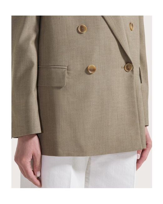 Seventy Natural Double-Breasted Jacket