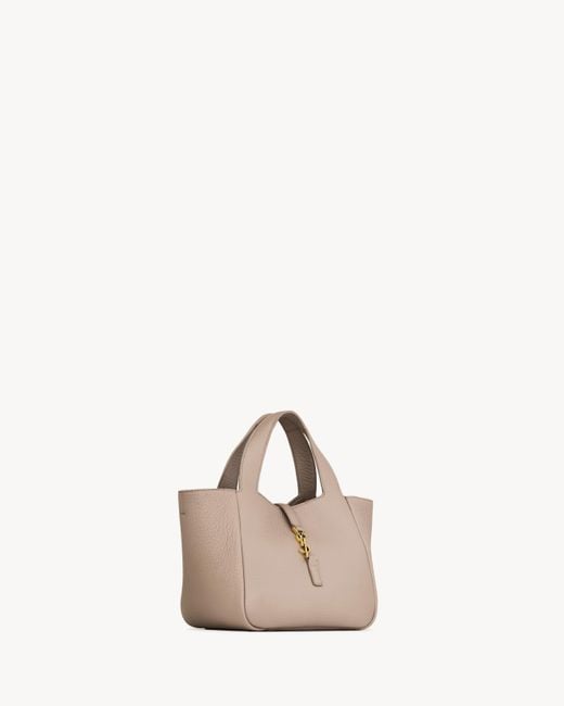 Saint Laurent Natural Double-Handle Shoulder Bag