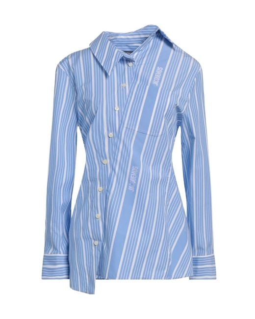 Jacquemus Blue Striped Shirts