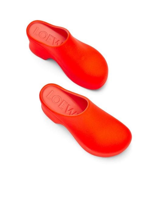 Loewe Terra Foam Clog in Red | Lyst